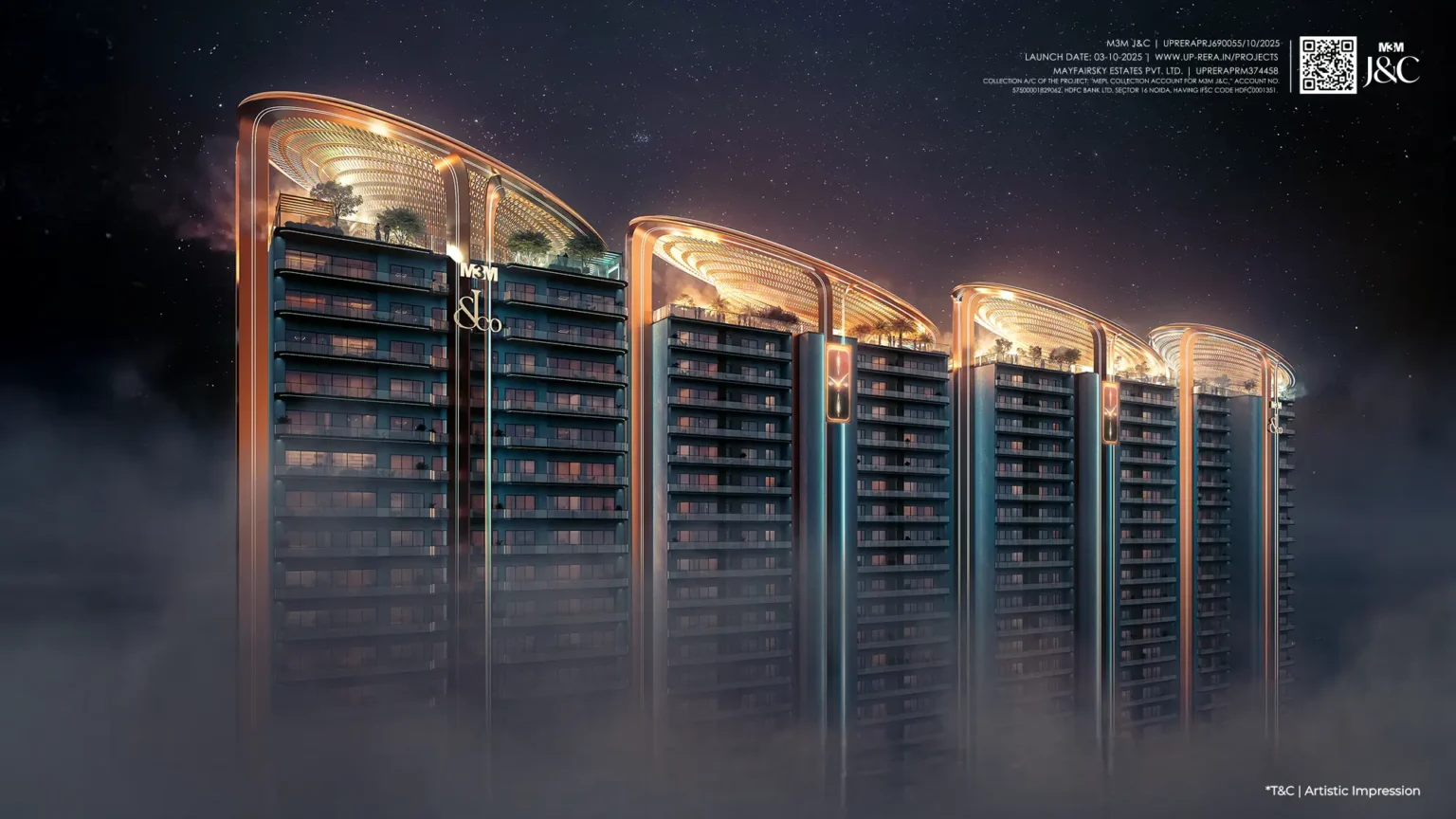 M3M India and Jacob & Co luxury residences in Sector 97, Noida